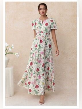 NWT Chicwish Floral Maxi Dress